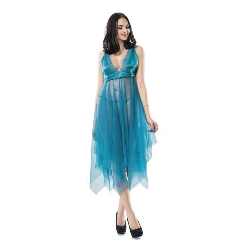 Turkuaz Tül Gecelik Turkuaz Tül Gecelik