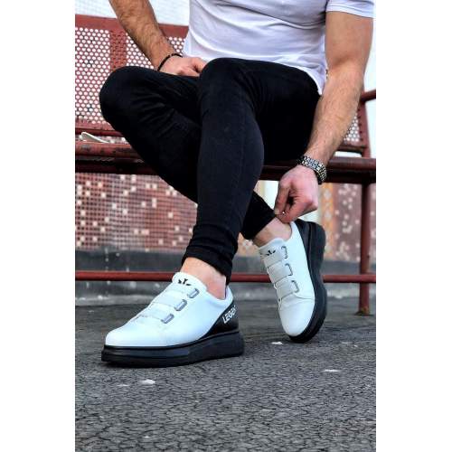 3 Bant Legend Beyaz Kömür Kalın Taban Casual Erkek Ayakkabı 3 Bant Legend Beyaz Kömür Kalın Taban Casual Erkek Ayakkabı