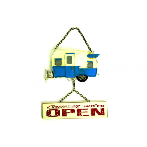 Vintage Tasarım Dekoratif Metal Kapı Yazısı Karavan Vintage Tasarım Dekoratif Metal Kapı Yazısı Karavan