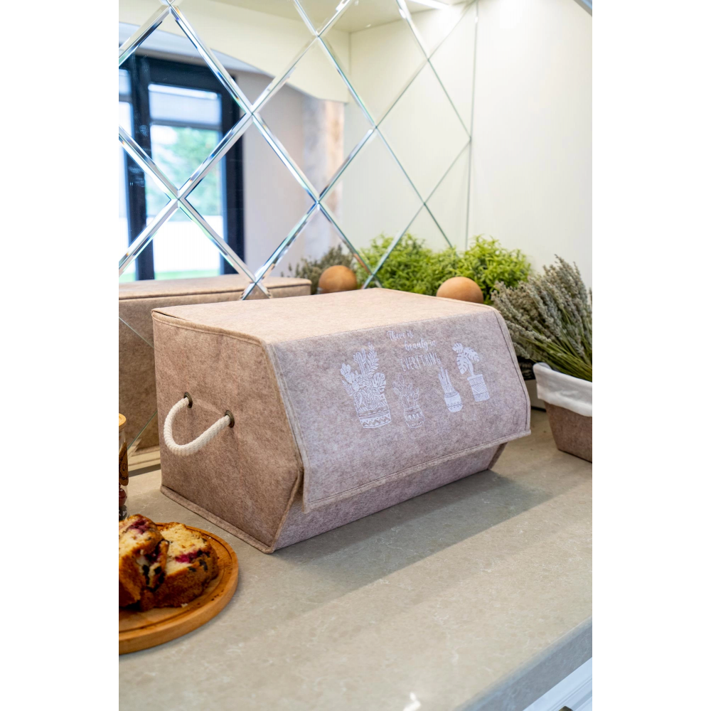 Köşeli Kapaklı Düzenleyici Çok Amaçlı Kolay Taşınabilen Organizer Keçe Kutu - 03501 Köşeli Kapaklı Düzenleyici Çok Amaçlı Kolay Taşınabilen Organizer Keçe Kutu - 03501