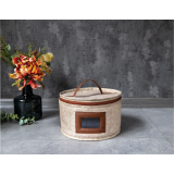 Deri Şeritli Pencereli Yuvarlak Çok Amaçlı Düzenleyici Organizer Kutu Keçe Çanta (mini) Deri Şeritli Pencereli Yuvarlak Çok Amaçlı Düzenleyici Organizer Kutu Keçe Çanta (mini)