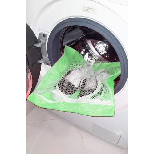 Yeşil - Fermuarlı - Hassas Çamaşır Terlik Ayakkabı Yıkama Filesi Büyük Boy Yeşil - Fermuarlı - Hassas Çamaşır Terlik Ayakkabı Yıkama Filesi Büyük Boy