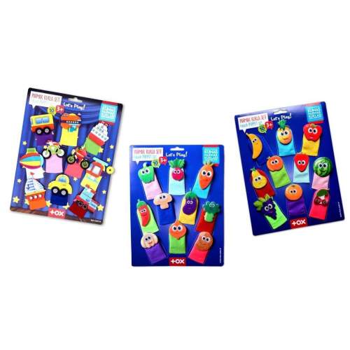 3 Set - 30 Parça Taşıtlar, Meyveler ve Sebzeler Parmak Kukla 3 Set - 30 Parça Taşıtlar, Meyveler ve Sebzeler Parmak Kukla