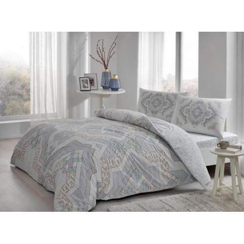 Ranforce Tek Kişilik Nevresim Takımı Elanor Kahve Ranforce Tek Kişilik Nevresim Takımı Elanor Kahve