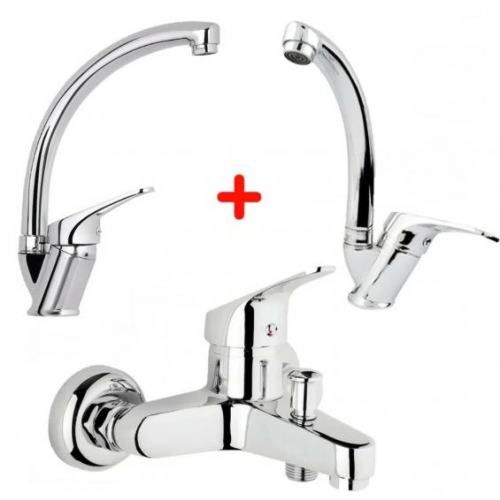 Mix Banyo Bataryası Lavabo - Evye 3 Lü Avantajlı Set Mix Banyo Bataryası Lavabo - Evye 3 Lü Avantajlı Set