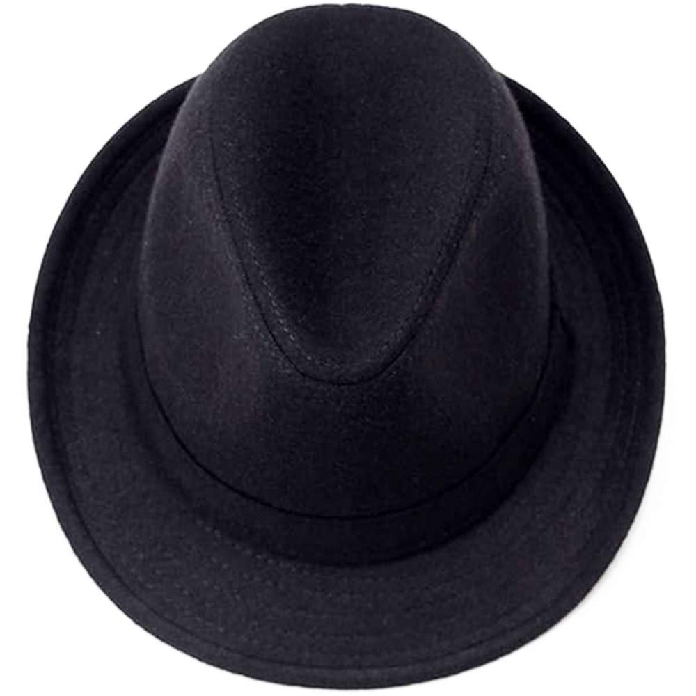 Çocuk Boy Siyah Kumaş Fötr Şapka Gösteri Şapkası Michael Jackson Şapkası 54 No Çocuk Boy Siyah Kumaş Fötr Şapka Gösteri Şapkası Michael Jackson Şapkası 54 No