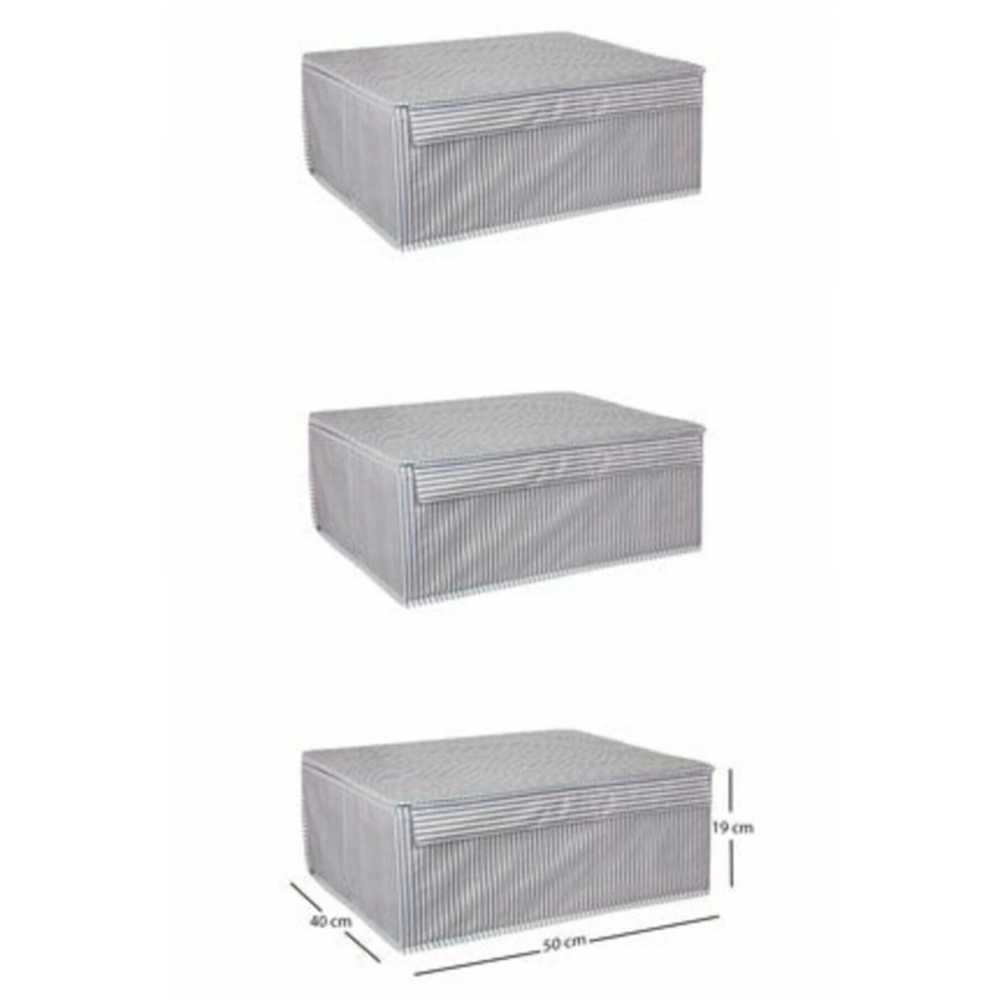 Baza Altı Boy Çok Amaçlı Düzenleyici Kutu Organizer Cırt Cırtlı Hurç 19cm X 40cm X 50cm (5 Adet) Baza Altı Boy Çok Amaçlı Düzenleyici Kutu Organizer Cırt Cırtlı Hurç 19cm X 40cm X 50cm (5 Adet)