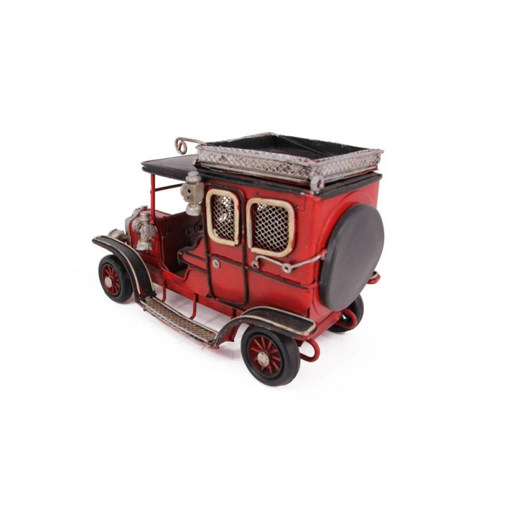 Vintage Tasarım Dekoratif Metal  Araba Çerçeveli