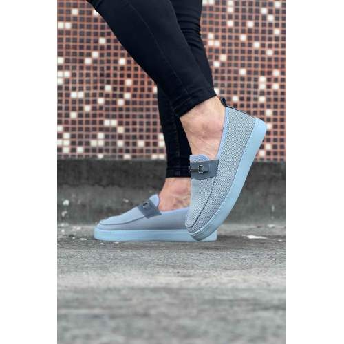 Gri Triko Babet Erkek Casual Ayakkabı Gri Triko Babet Erkek Casual Ayakkabı