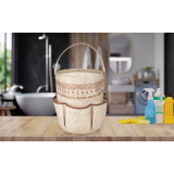 6 Cepli Deri Şeritli Yuvarlak Çok Amaçlı Düzenleyici Organizer Kutu Keçe Sepet 03914 6 Cepli Deri Şeritli Yuvarlak Çok Amaçlı Düzenleyici Organizer Kutu Keçe Sepet 03914