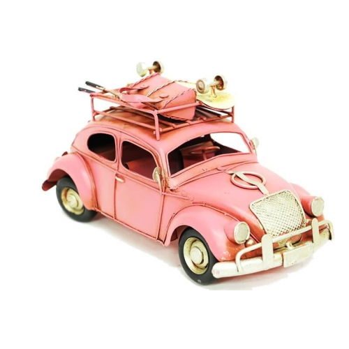 Vintage Tasarım Dekoratif Metal Araba Vintage Tasarım Dekoratif Metal Araba