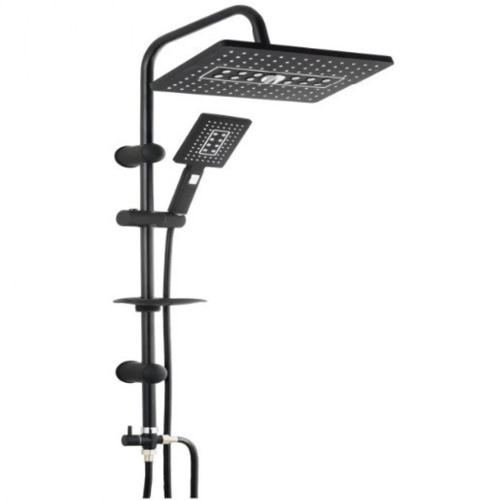 Lüks Robot Duş Seti Mat Siyah Dikdörtgen | Çok Fonksiyonlu Yağmur Robot Duş Sistemi Siyah Lüks Robot Duş Seti Mat Siyah Dikdörtgen | Çok Fonksiyonlu Yağmur Robot Duş Sistemi Siyah