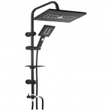 Lüks Robot Duş Seti Mat Siyah Dikdörtgen | Çok Fonksiyonlu Yağmur Robot Duş Sistemi Siyah Lüks Robot Duş Seti Mat Siyah Dikdörtgen | Çok Fonksiyonlu Yağmur Robot Duş Sistemi Siyah