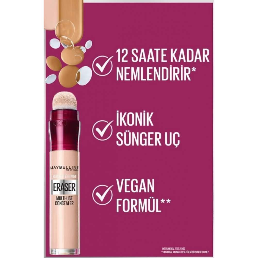 Maybelline New York Instant Anti Age Eraser 02 Nude Kapatıcı Maybelline New York Instant Anti Age Eraser 02 Nude Kapatıcı