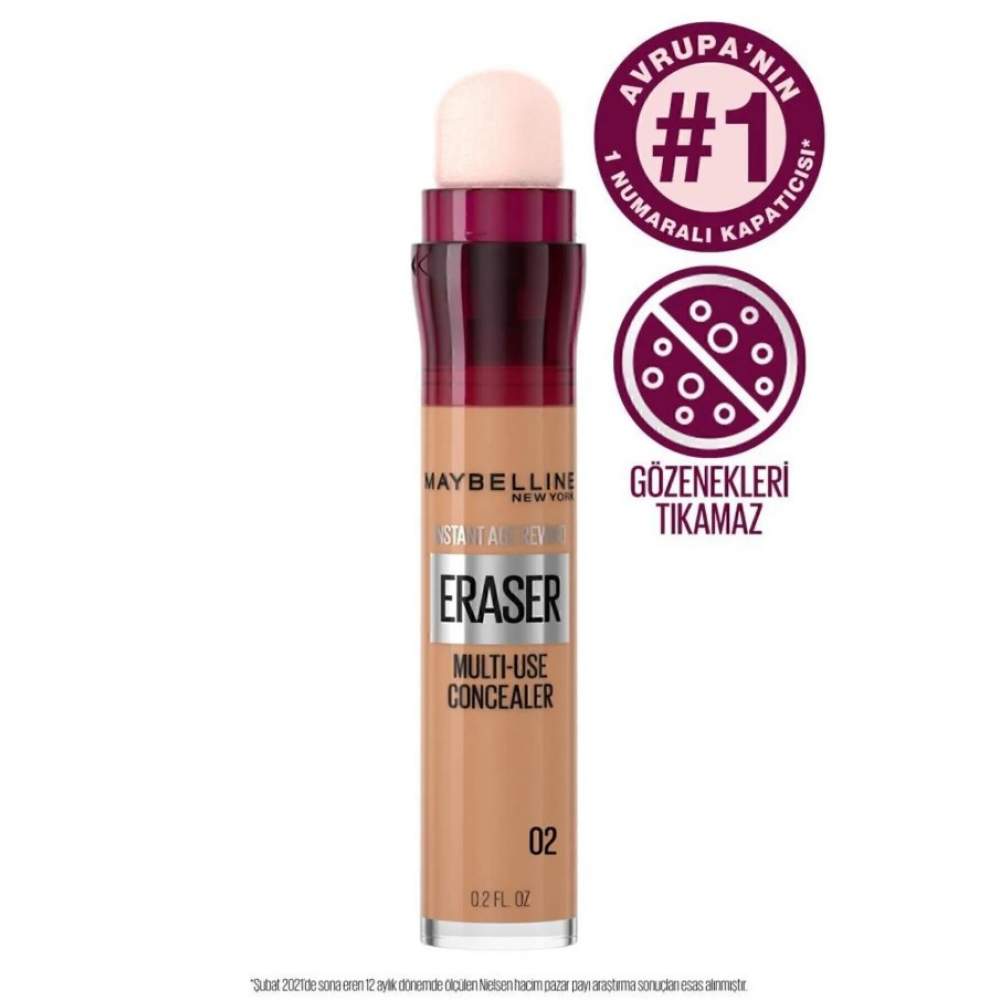 Maybelline New York Instant Anti Age Eraser 02 Nude Kapatıcı Maybelline New York Instant Anti Age Eraser 02 Nude Kapatıcı