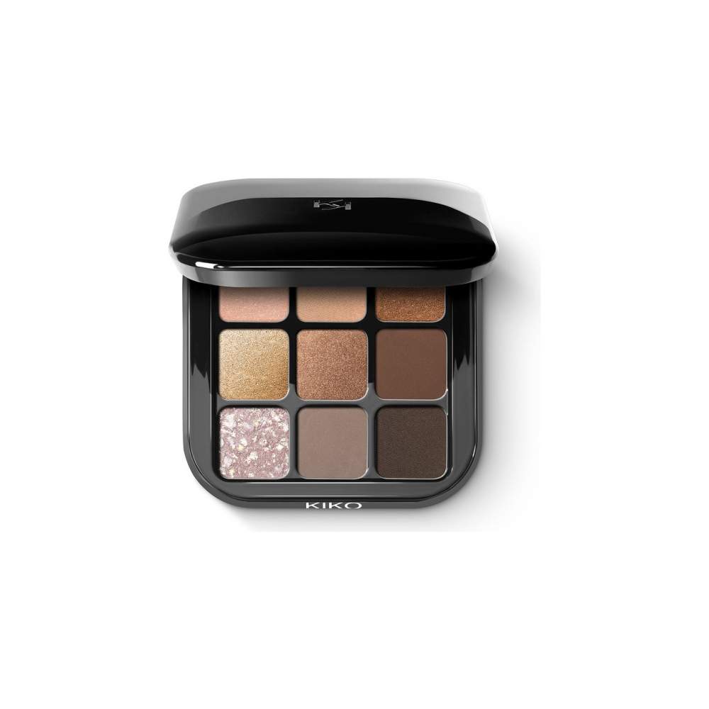 Kıko Göz Farı Paleti - New Glamour Multi Finish Eyeshadow Palette 01 Earth Tones Kıko Göz Farı Paleti - New Glamour Multi Finish Eyeshadow Palette 01 Earth Tones