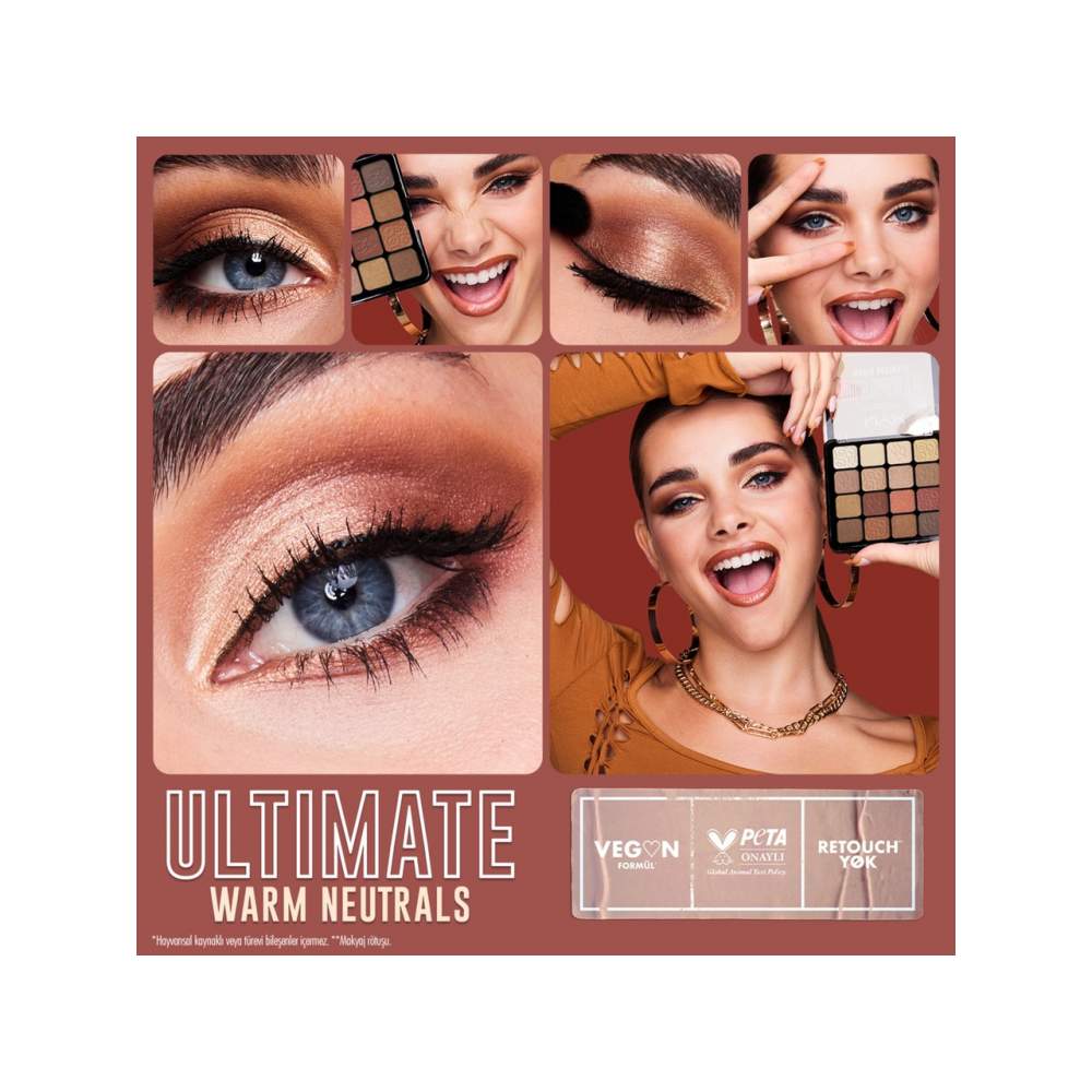 Nyx Professional Makeup Ultimate Shadow Palette Warm Neutrals Göz Farı Nyx Professional Makeup Ultimate Shadow Palette Warm Neutrals Göz Farı