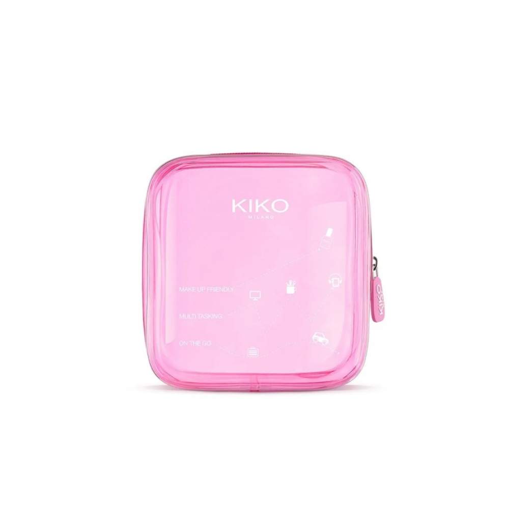 Kiko Mini Pochette 01 03 White Chalk Makyaj Çantası Pembe Kiko Mini Pochette 01 03 White Chalk Makyaj Çantası Pembe