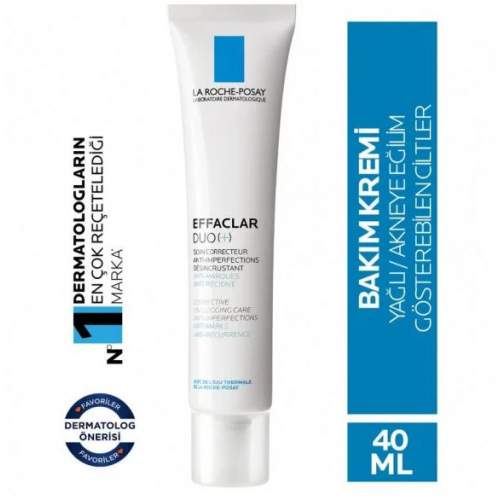 La Roche-Posay Effaclar Duo 40 ml Siyah Noktalara Karşı Bakım Kremi La Roche-Posay Effaclar Duo 40 ml Siyah Noktalara Karşı Bakım Kremi