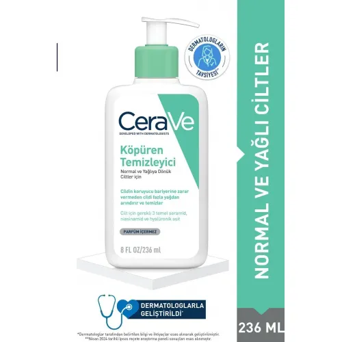 Cerave 236 ml Foaming Cleanser Köpüren Temizleyici Cerave 236 ml Foaming Cleanser Köpüren Temizleyici