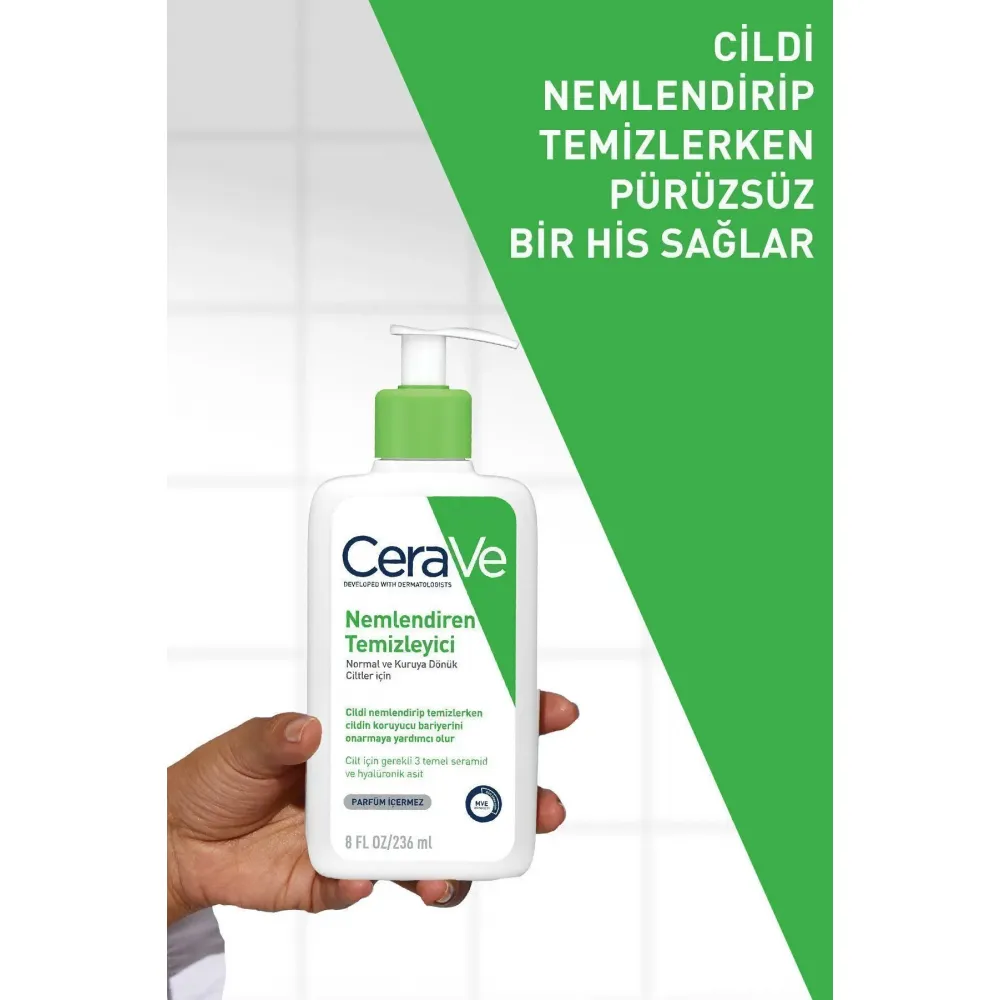 CeraVe 236 ml Hydrating Cleanser Nemlendiren Temizleyici CeraVe 236 ml Hydrating Cleanser Nemlendiren Temizleyici
