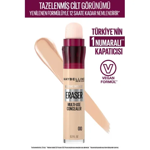 Maybelline New York Instant Anti Age 00 Ivory Kapatıcı Maybelline New York Instant Anti Age 00 Ivory Kapatıcı