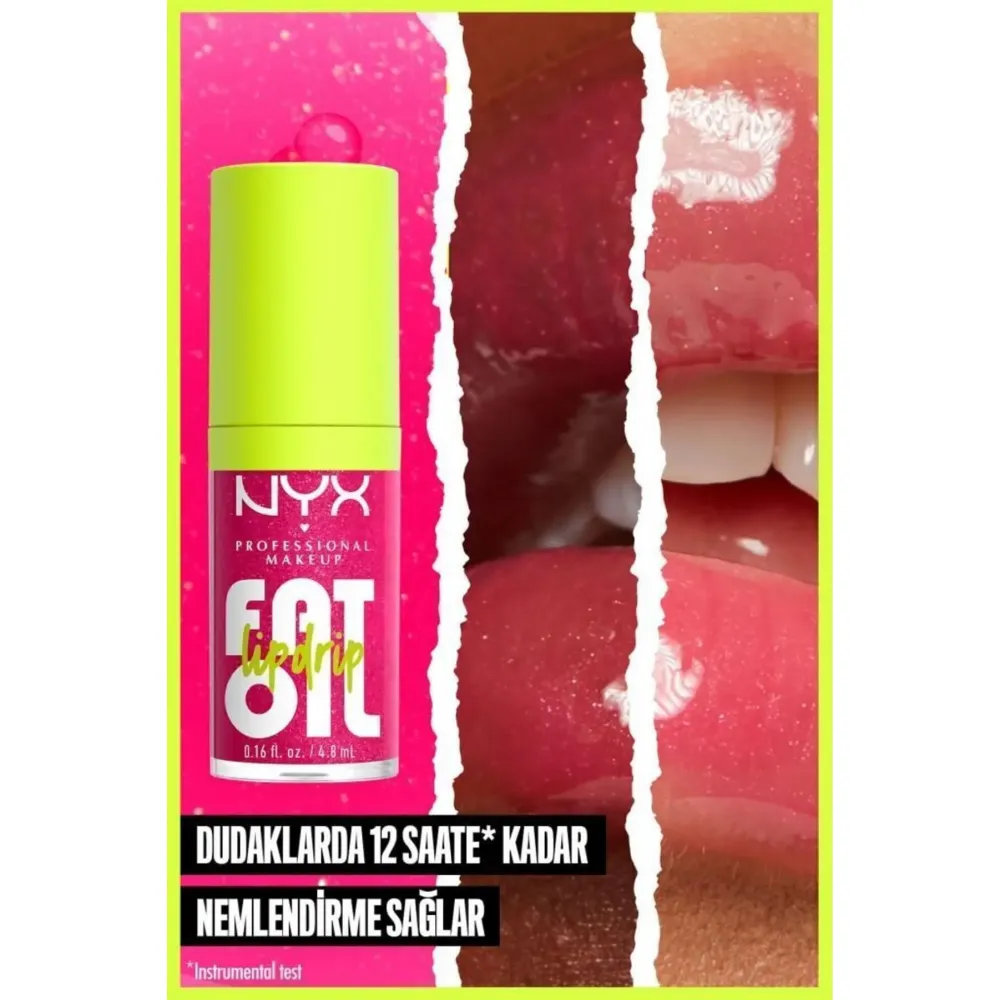 Nyx Status Update Fat Oil Lip Drip Parlatıcı Dudak Yağı Nyx Status Update Fat Oil Lip Drip Parlatıcı Dudak Yağı