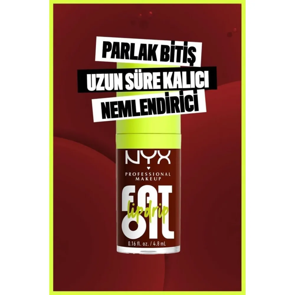Nyx Status Update Fat Oil Lip Drip Parlatıcı Dudak Yağı Nyx Status Update Fat Oil Lip Drip Parlatıcı Dudak Yağı