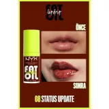 Nyx Status Update Fat Oil Lip Drip Parlatıcı Dudak Yağı Nyx Status Update Fat Oil Lip Drip Parlatıcı Dudak Yağı