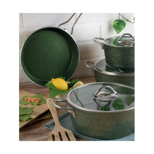 Mehtap Orkide Beyaz 7 Parça Tencere Seti