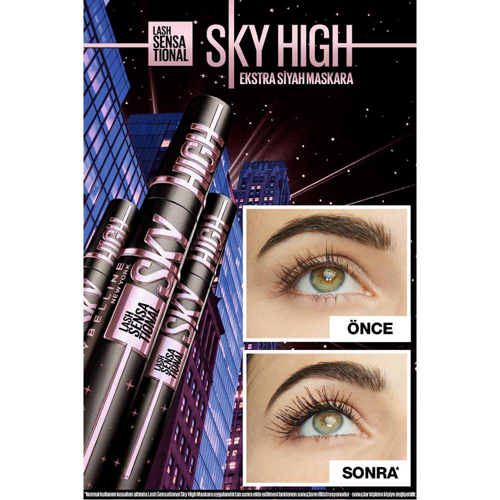 Maybelline New York Lash Sensational Sky High Cosmic Black Maskara Maybelline New York Lash Sensational Sky High Cosmic Black Maskara