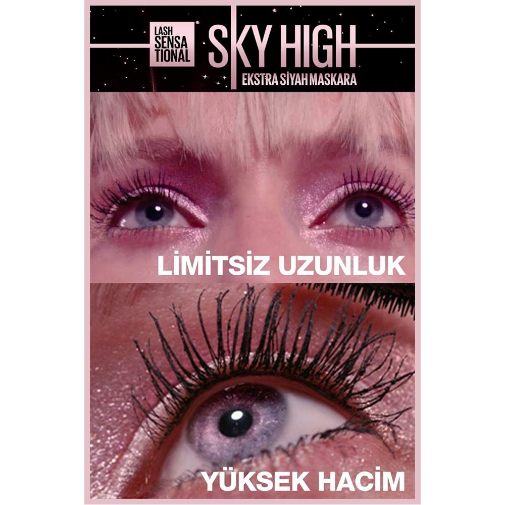 Maybelline New York Lash Sensational Sky High Cosmic Black Maskara Maybelline New York Lash Sensational Sky High Cosmic Black Maskara