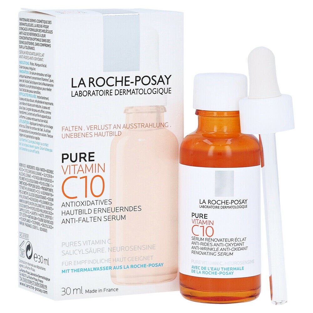 La Roche Posay Vitamin C10 30 ml Saf Işıltı Veren Antioksidan Serum La Roche Posay Vitamin C10 30 ml Saf Işıltı Veren Antioksidan Serum