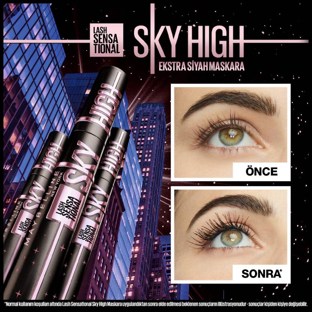 Maybelline Sky High Cosmic Black Maskara Maybelline Sky High Cosmic Black Maskara