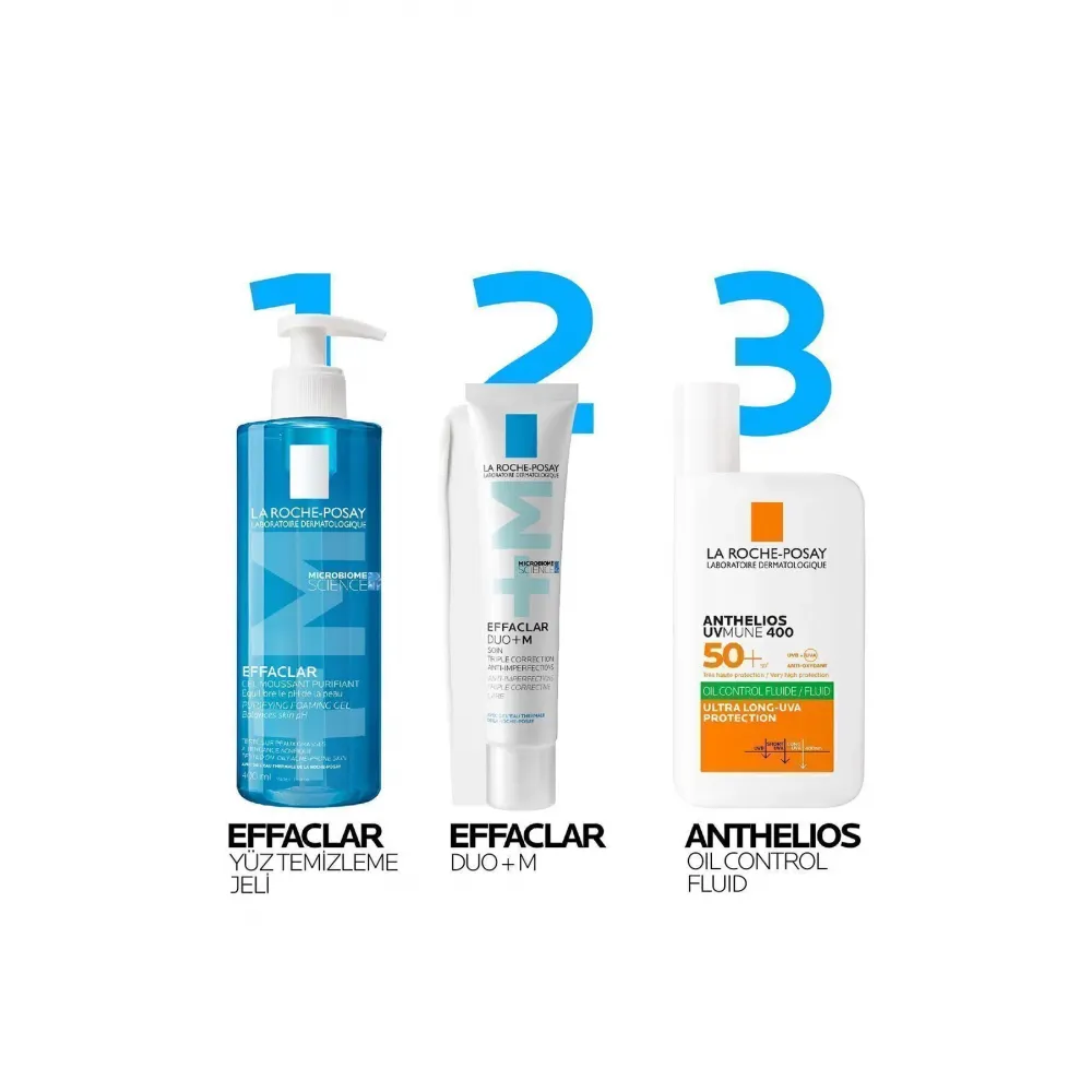 La Roche-Posay Effaclar Yağlı ve Akneye Eğilimli Ciltler için 400 ml Temizleme Jeli La Roche-Posay Effaclar Yağlı ve Akneye Eğilimli Ciltler için 400 ml Temizleme Jeli