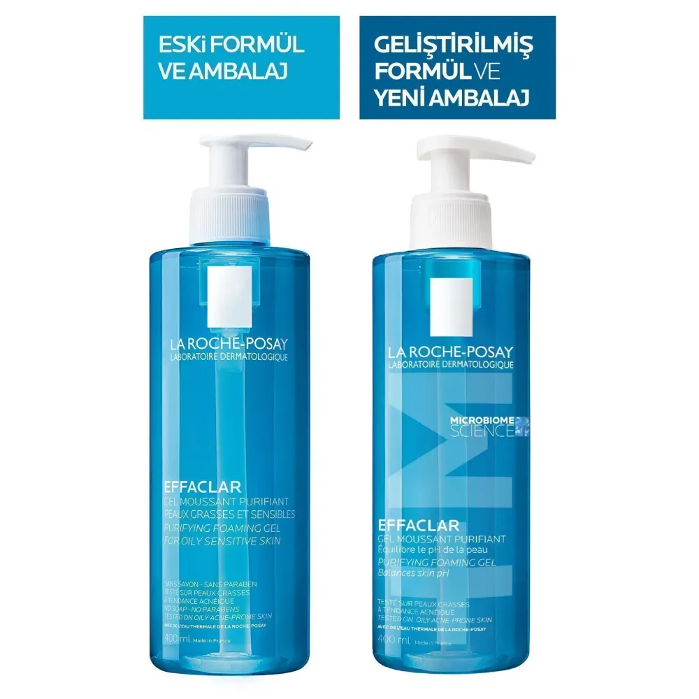 La Roche-Posay Effaclar Yağlı ve Akneye Eğilimli Ciltler için 400 ml Temizleme Jeli La Roche-Posay Effaclar Yağlı ve Akneye Eğilimli Ciltler için 400 ml Temizleme Jeli