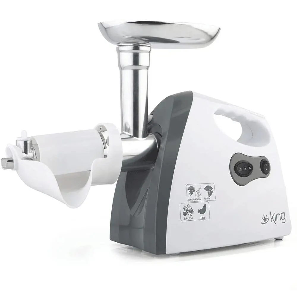 King Meat Master K-114 2000 W 3 Diskli Kıyma Makinesi King Meat Master K-114 2000 W 3 Diskli Kıyma Makinesi
