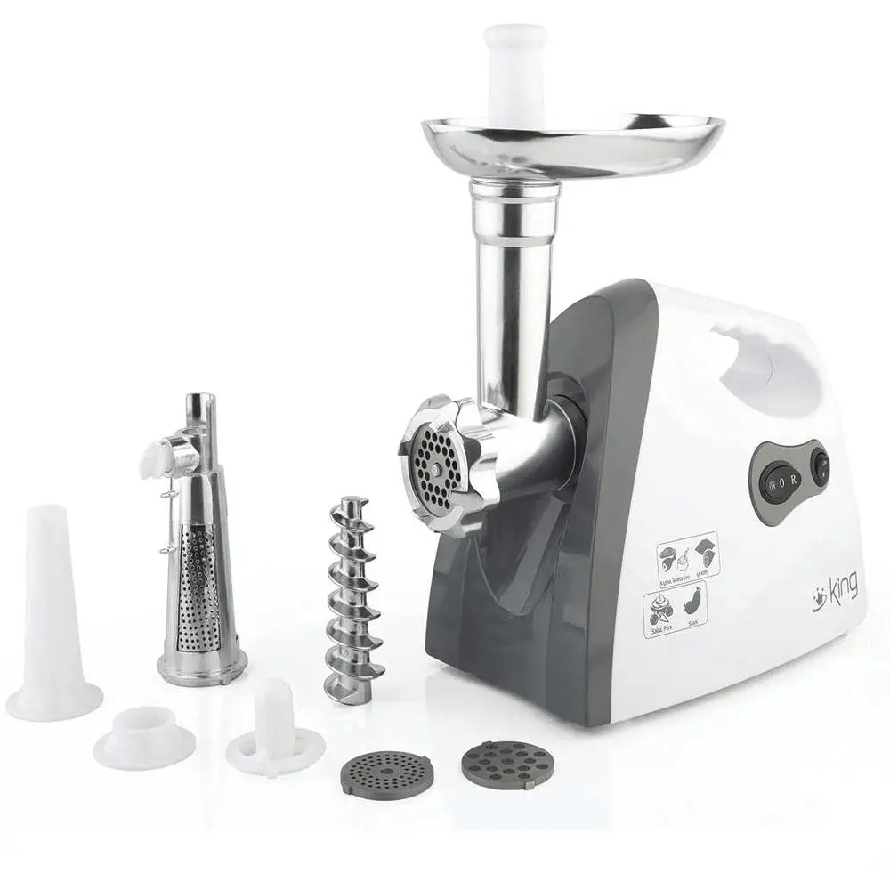King Meat Master K-114 2000 W 3 Diskli Kıyma Makinesi King Meat Master K-114 2000 W 3 Diskli Kıyma Makinesi
