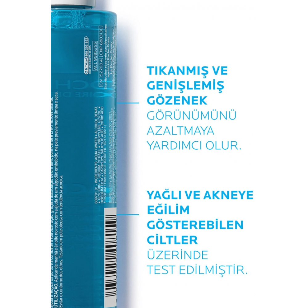 La Roche-Posay 400 ml Effaclar Temizleme Jeli ve 200 ml Effaclar Tonik