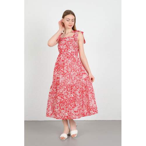 KAKTÜS Vual Kumaş Kalın Askılı Kare Yaka Çiçek Desen Omzu Bağlamalı Kadın Elbise-Kırmızı SDm0Iyq2phXK KAKTÜS Vual Kumaş Kalın Askılı Kare Yaka Çiçek Desen Omzu Bağlamalı Kadın Elbise-Kırmızı SDm0Iyq2phXK