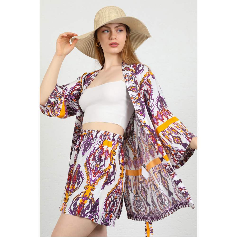 KAKTÜS Viskon Empirme Kumaş Etnik Desen Kısa Kadın Kimono-Lila SDBW4xNaU0TI KAKTÜS Viskon Empirme Kumaş Etnik Desen Kısa Kadın Kimono-Lila SDBW4xNaU0TI