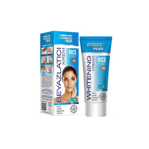 Softto Plus Cilt Beyazlatıcı Krem Pirinç Özlü 100ml Softto Plus Cilt Beyazlatıcı Krem Pirinç Özlü 100ml