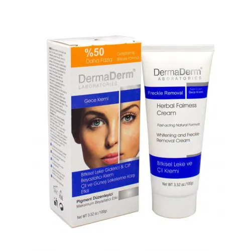 Dermaderm Leke Giderici Cilt Beyazlatıcı 100 gr Gece Kremi Dermaderm Leke Giderici Cilt Beyazlatıcı 100 gr Gece Kremi
