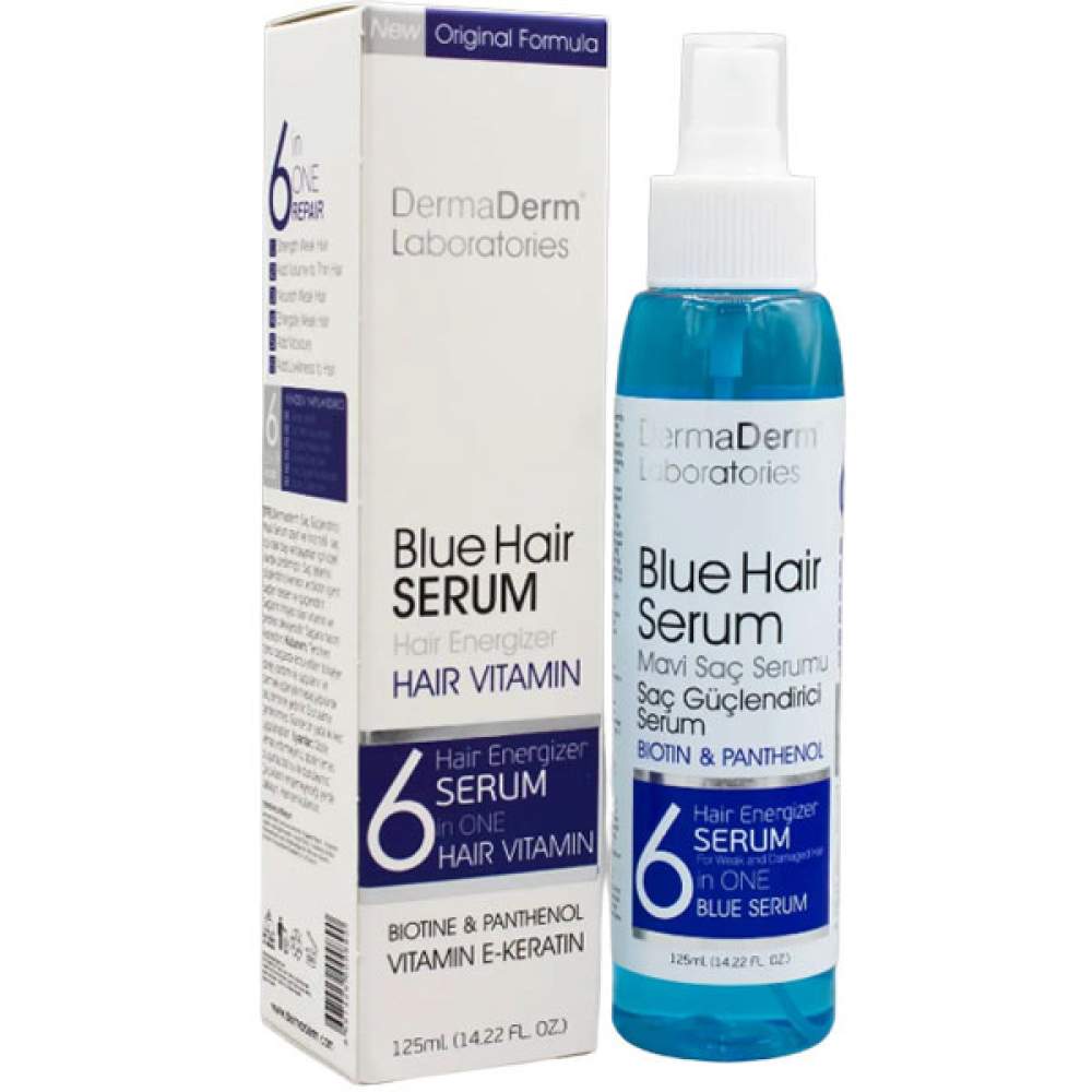 Dermaderm Saç Dökülmesine Karşı Mavi Su ve Serum 125 Ml. Dermaderm Saç Dökülmesine Karşı Mavi Su ve Serum 125 Ml.